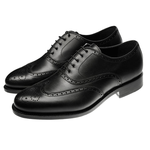 Full Brogue Oxfords Svartir