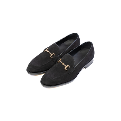 Suede Loafers - Horsebit