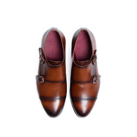 Brúnir Double Monk Strap
