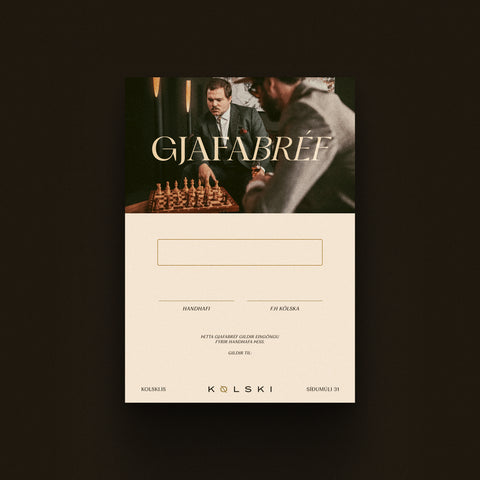 Gjafabréf - Upphæð