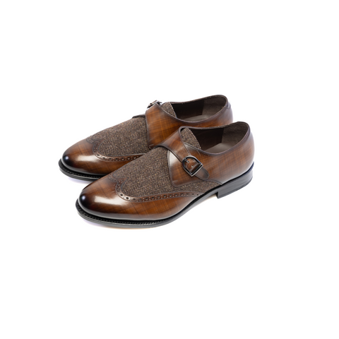 Patina Single Monk Strap
