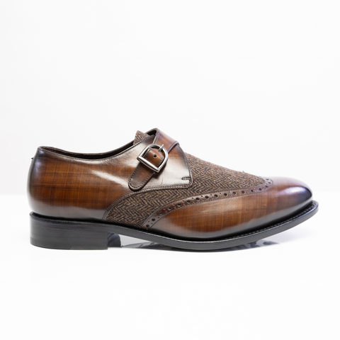 Patina Single Monk Strap